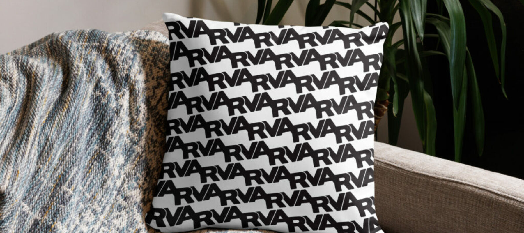 RVA Throw Pillow